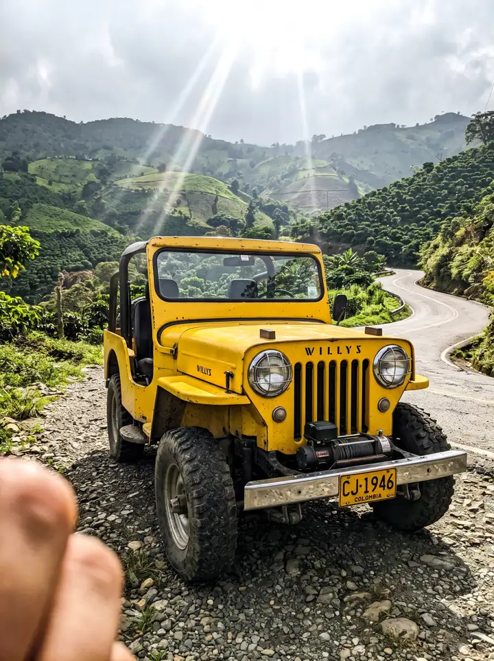 Wílmar's Willys jeep